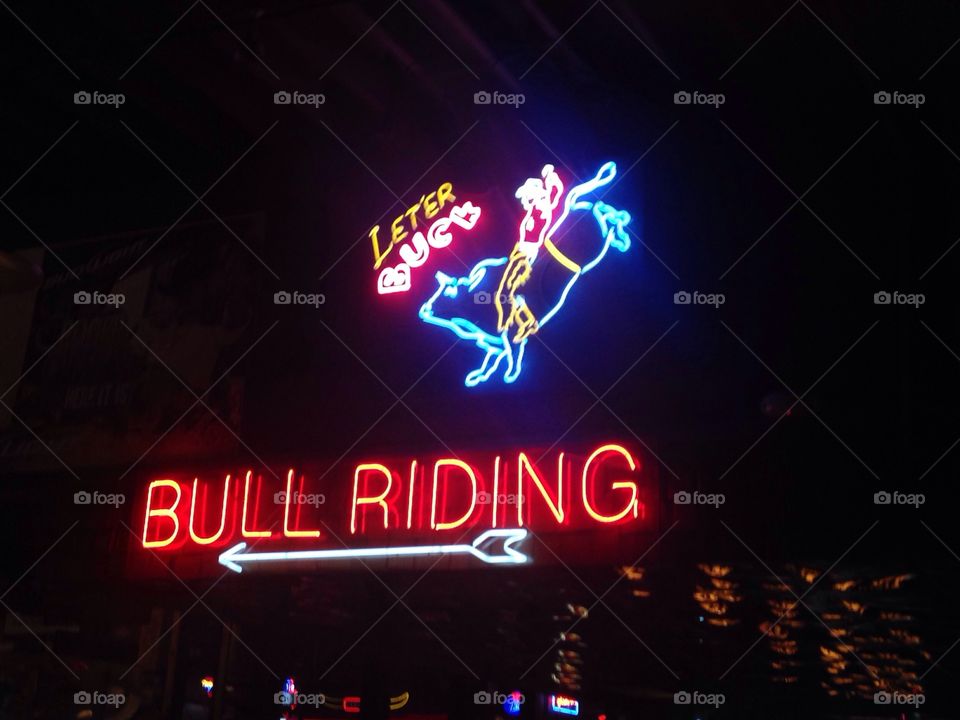 Indoor bull riding