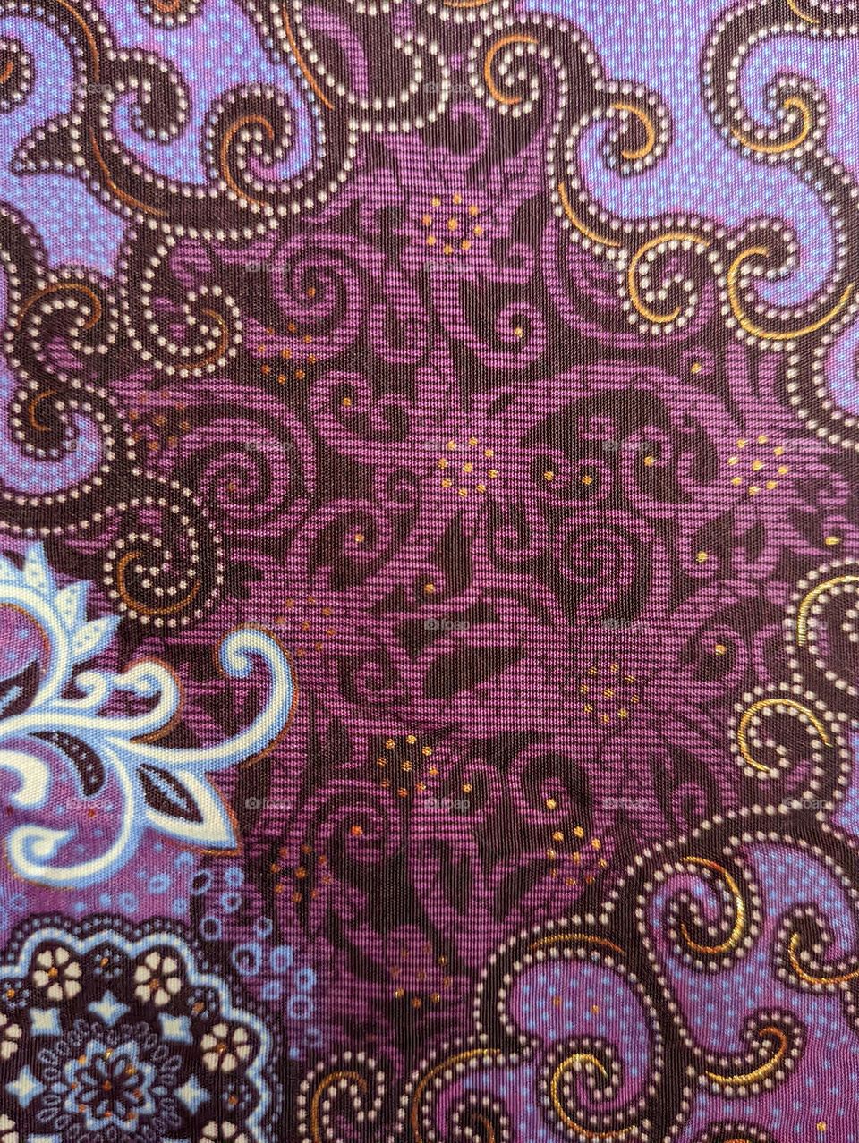 batik cloth with beautiful motifs in purple