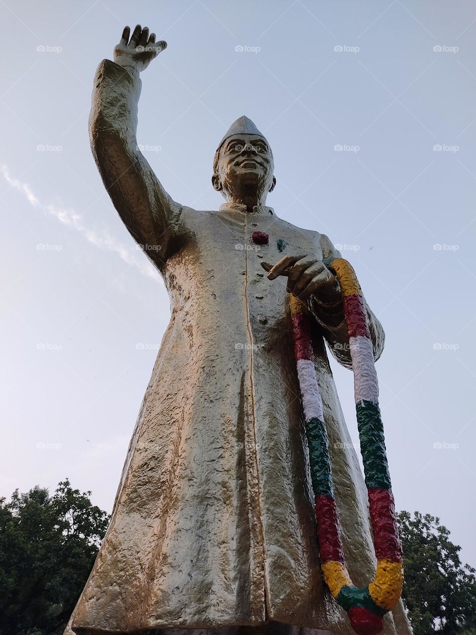 🙏🙏🙏🙏🙏Beautiful statue of Late Jawaharlal Nehru ji!🙏🙏🙏🙏🙏