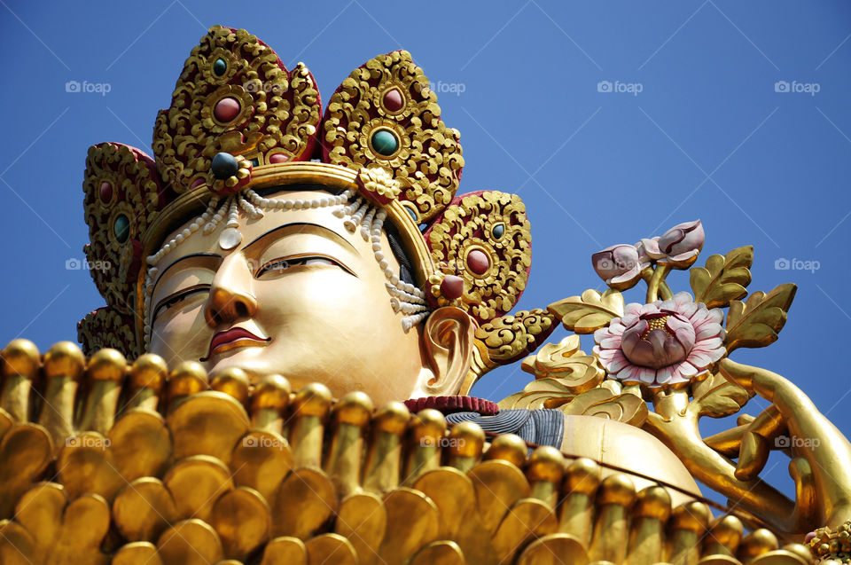 Buddha statue in Kathmandu Nepal