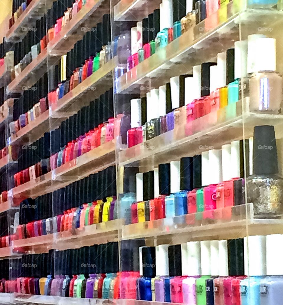 Nail polish display 