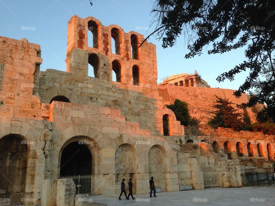 Reflection on the Acropolis