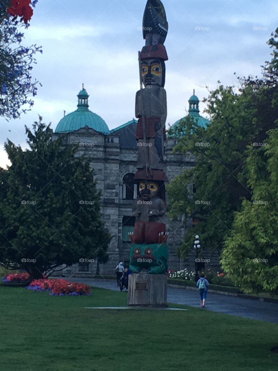 Victoria British Columbia Totem Pole