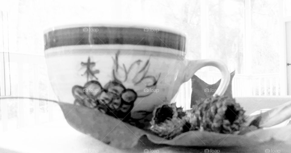 coffee on the porch on a crisp fall morning