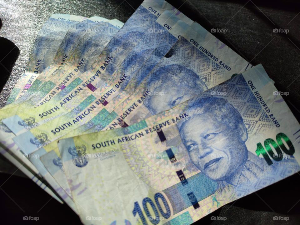 Rand - R100, banknotes South Africa