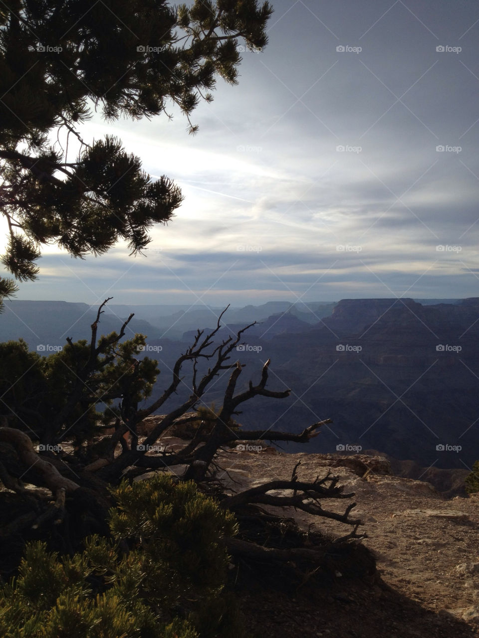 Hazy morning at the Grand Canyon