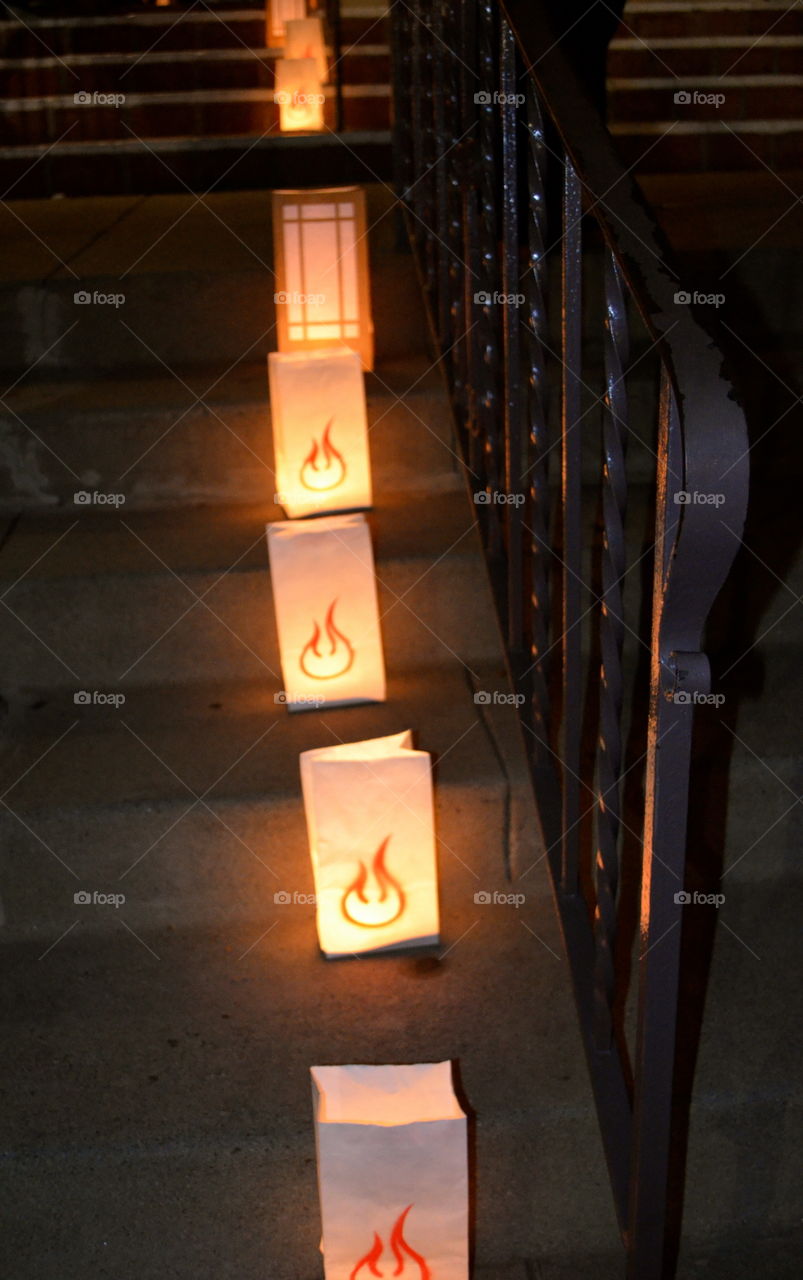 Lanterns. Lanterns found during Day of Dead celebration in San Diego. 
