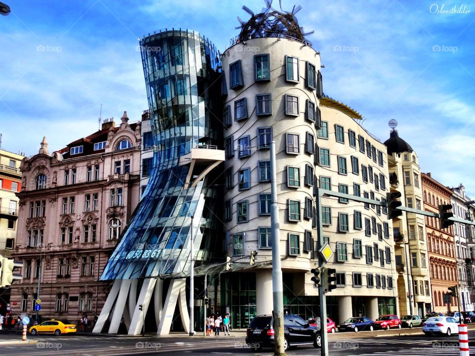 Ginger & Fred. Great architecture in Prague