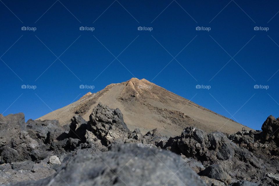 stroll at the foot of Mount Teide