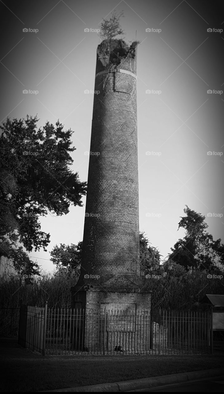 chimney grayscale