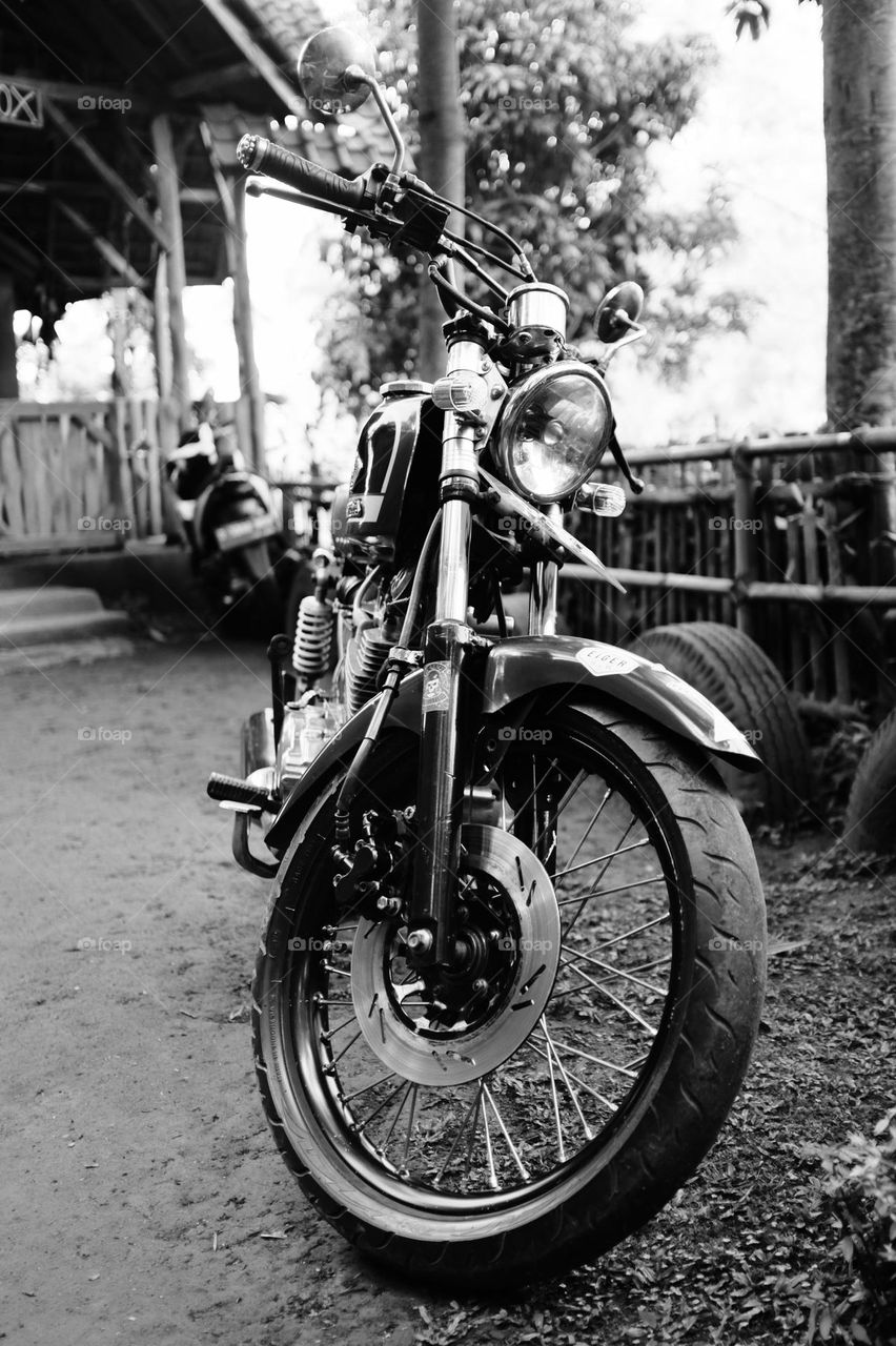 Classic Motorcycle.