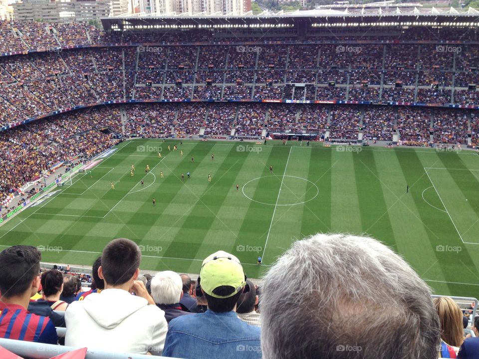 Crowd at a football game