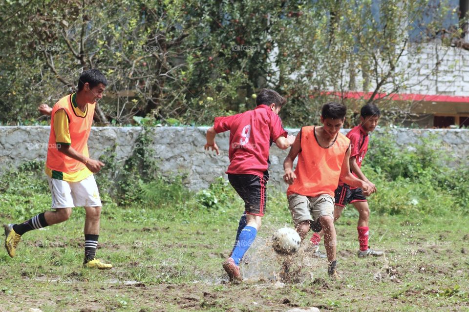 Football in the Himalayas!