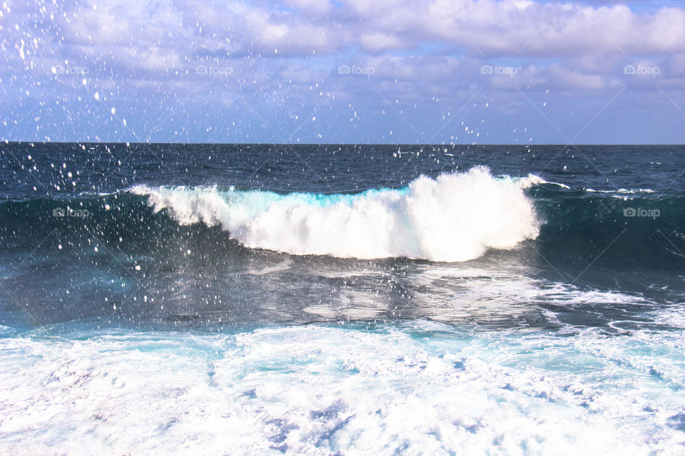 Big waves in Hawaii