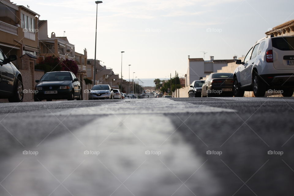 Street. A street in Spain