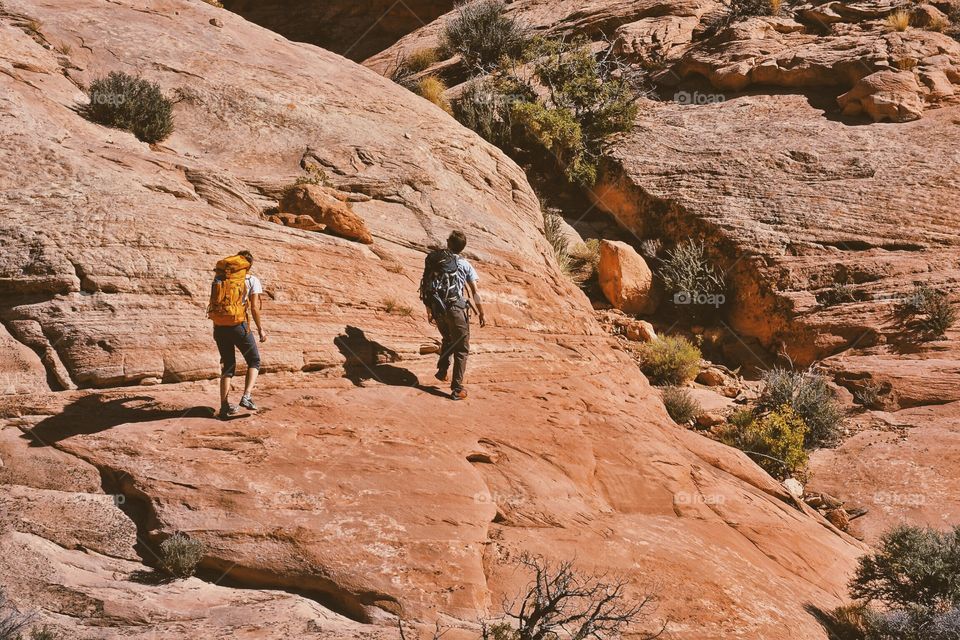 Hiking on the Rocks