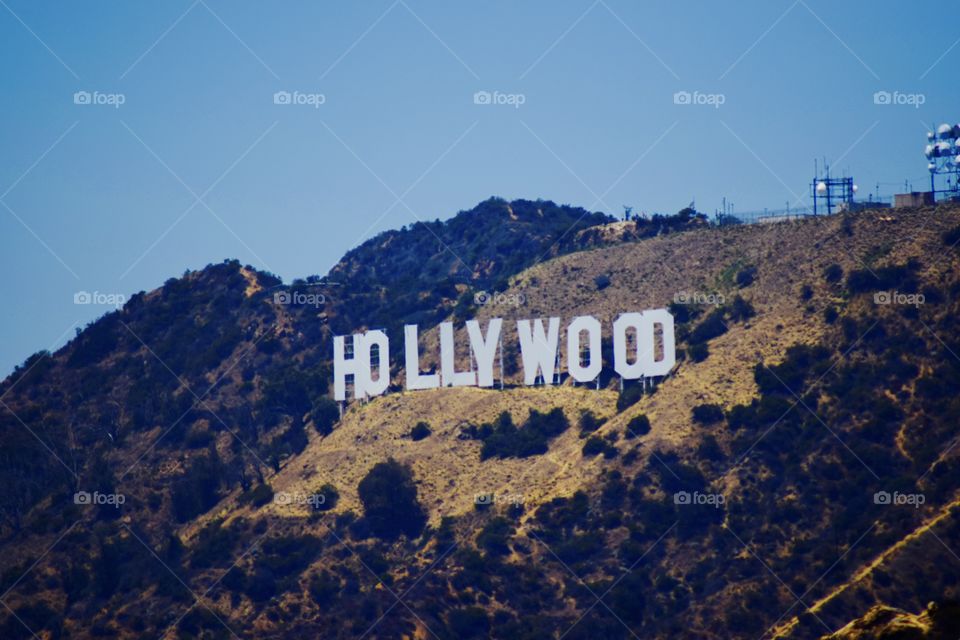 The Hollywood sign Los Angeles