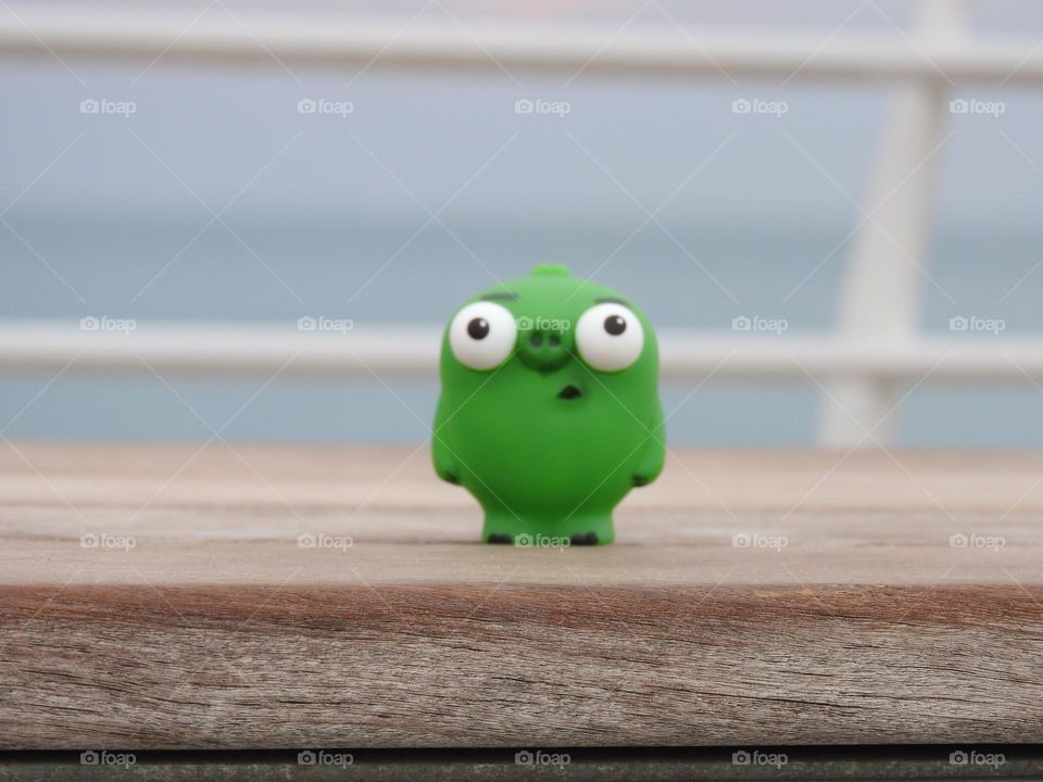 green baby toy