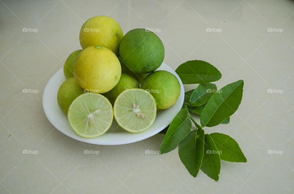 Plate Full Of Limes