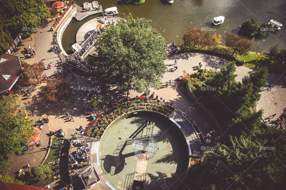 The fair from above