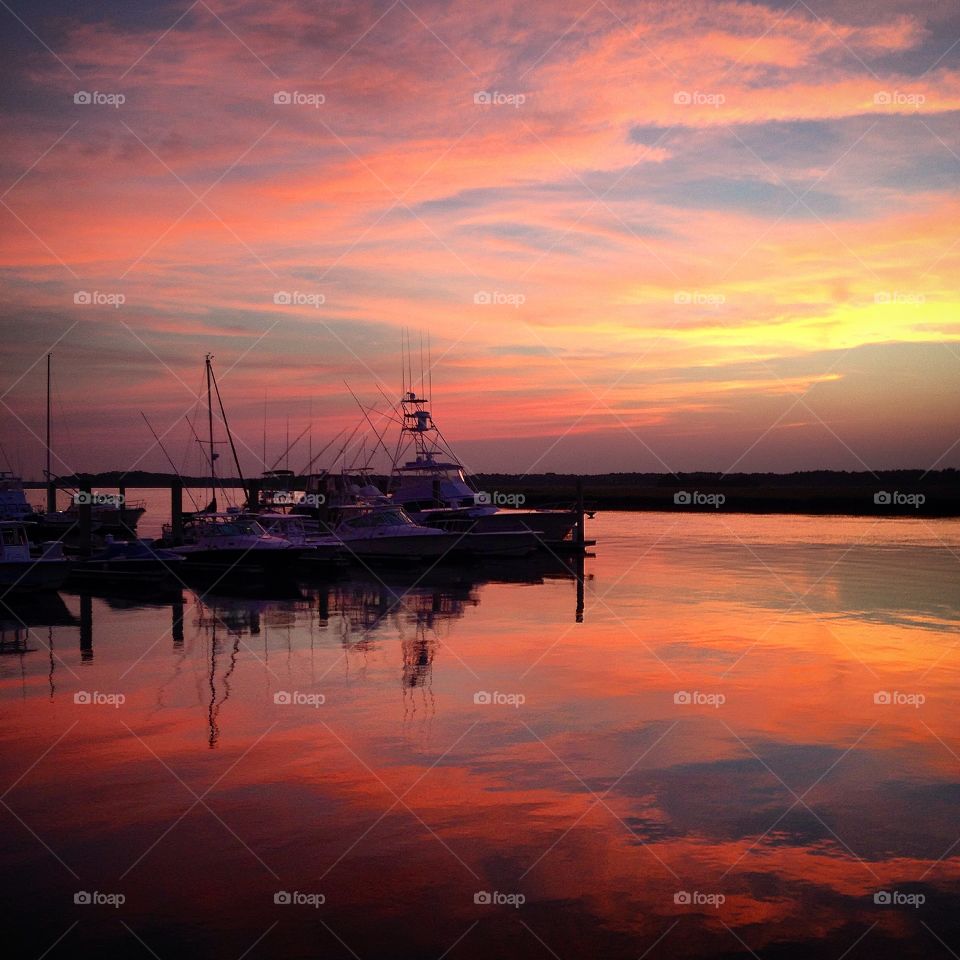 South Carolina sunset