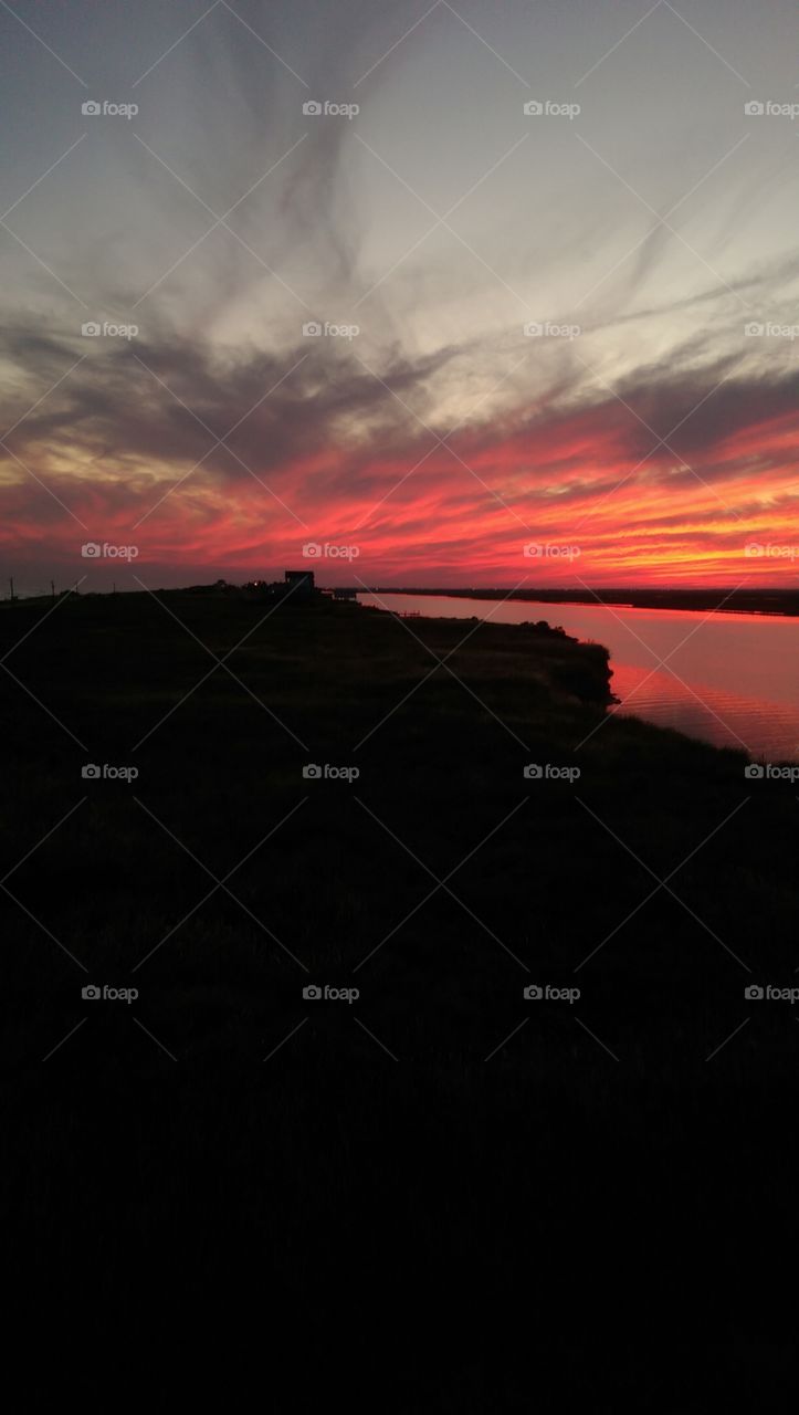 Sunset, Landscape, Sky, Evening, Dawn