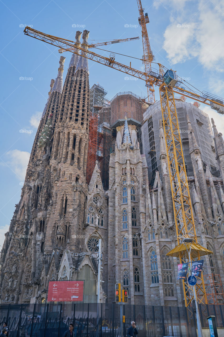 Obras de Construcción de la Sagrada Familia