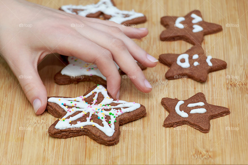 making cookies