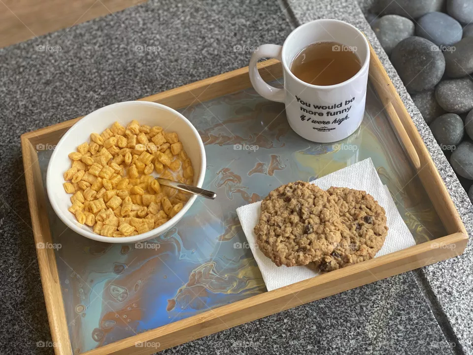 Breakfast in bed 