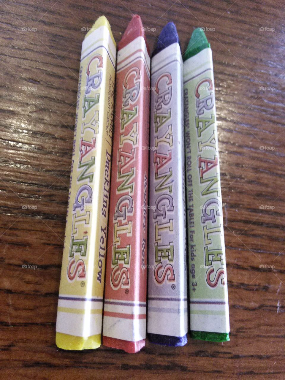 traingle crayons. cool, right?