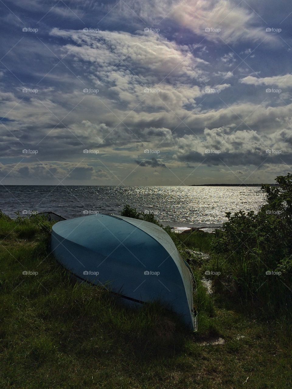 Boat on land