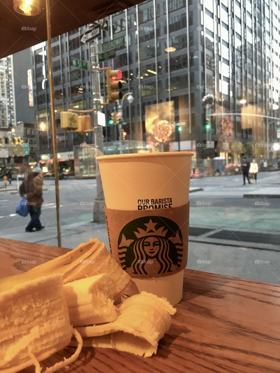 Starbucks in the city