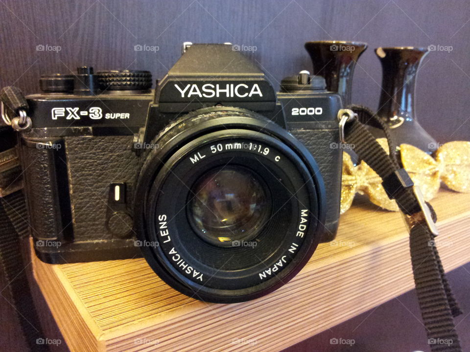 Yashica FX-3 film camera. Vintage Yashica camera