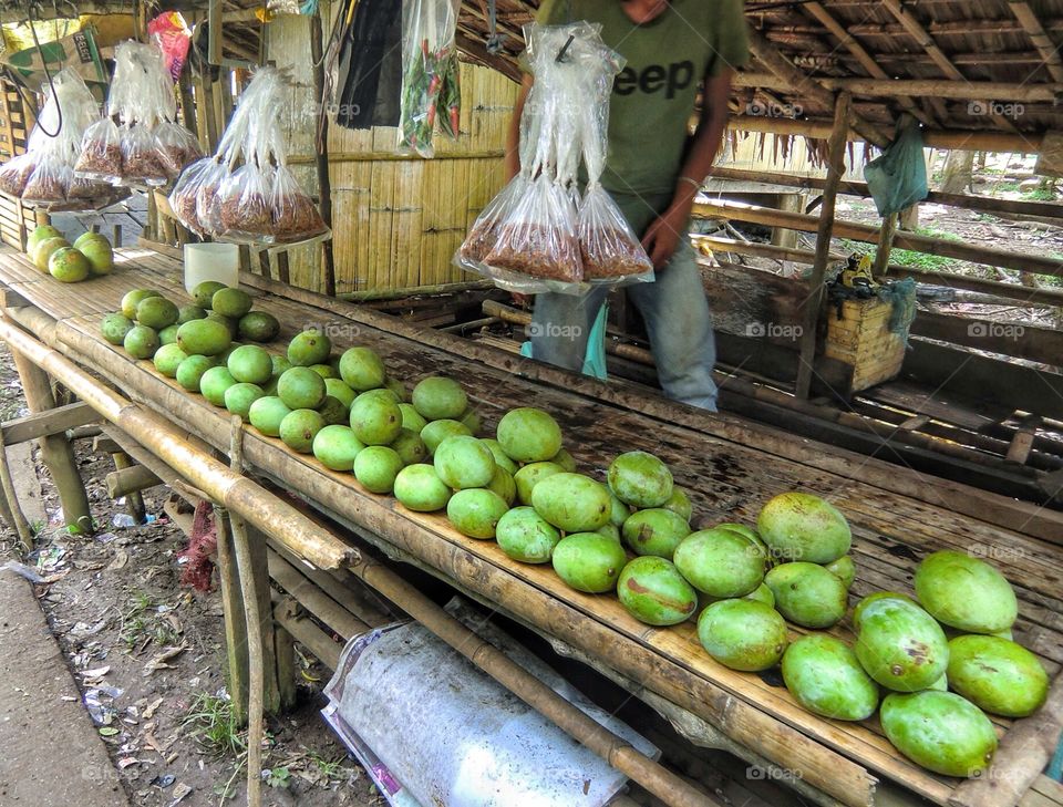 Green mangoes