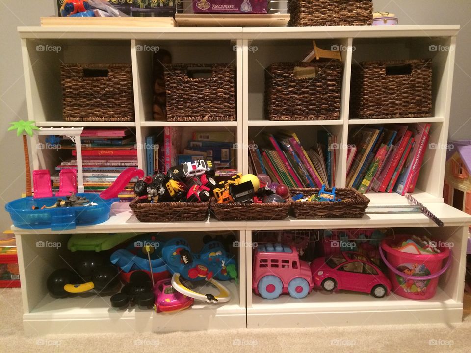 The playroom of a kindergartner 