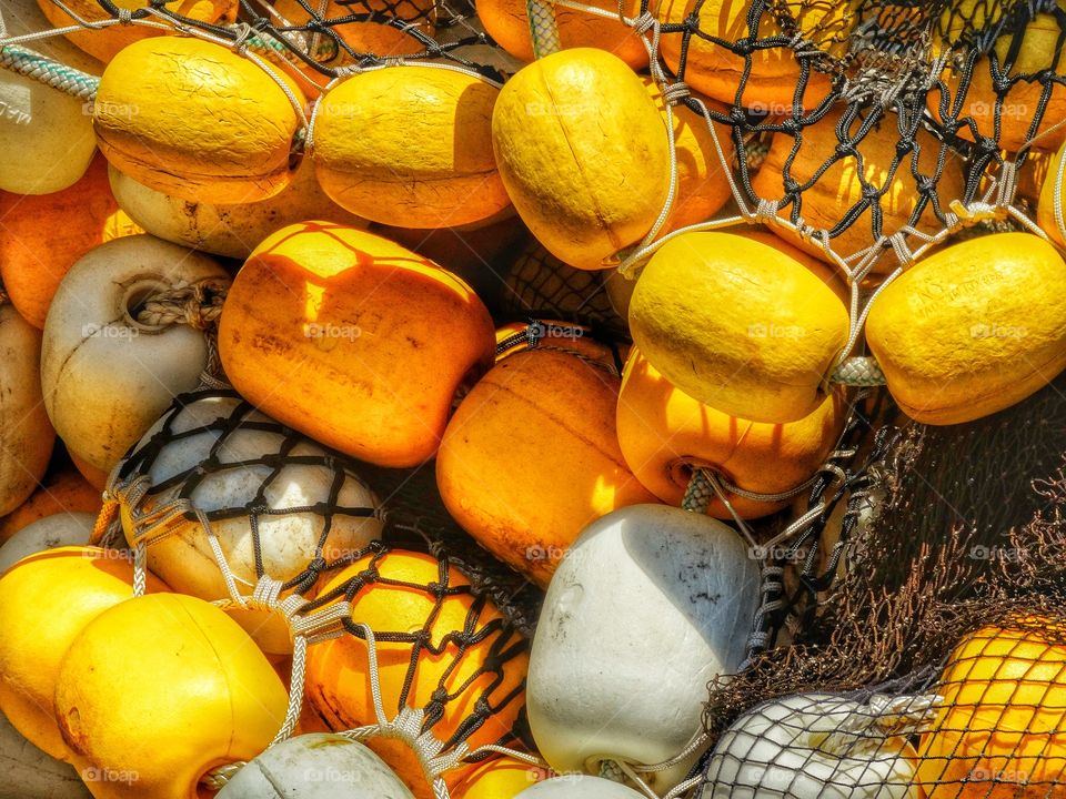 Yellow Fishing Floats