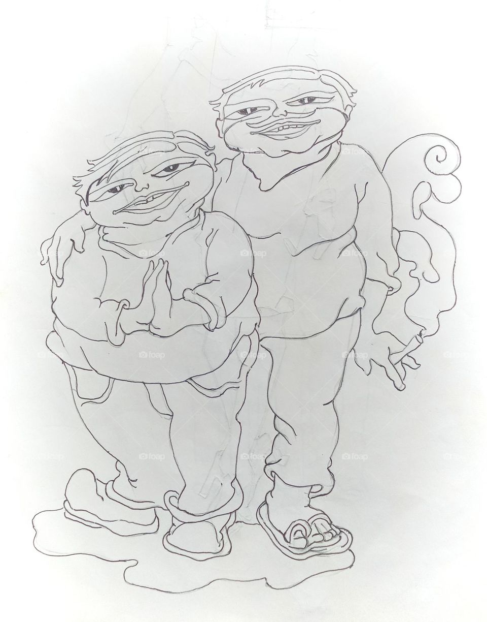 MY DRAWING- HAPPY AND FUN