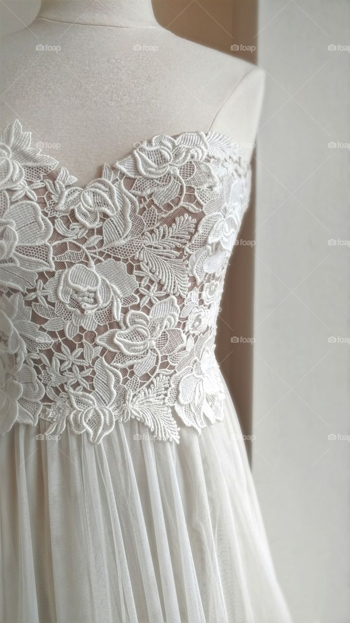 Couture Bridal Gown Detail Lace