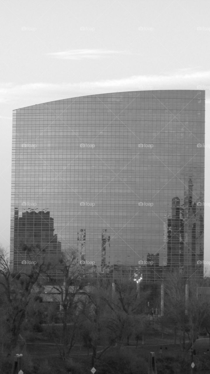 black and white reflection