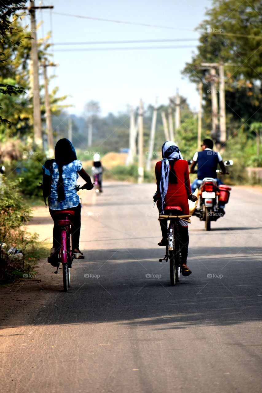 two desi girl cycle ride
