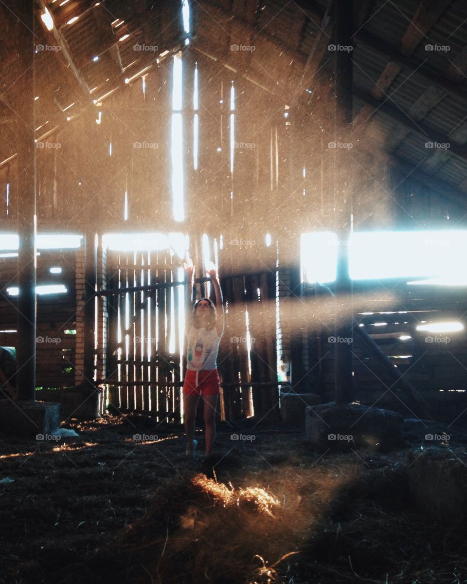 Beautiful morning mist and light 