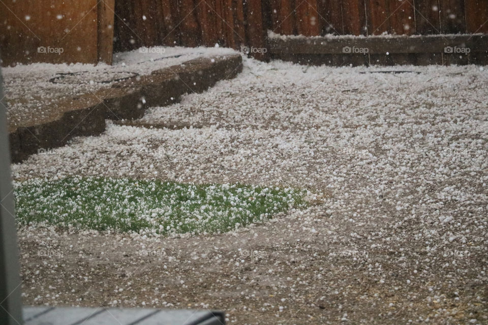 Hail storm