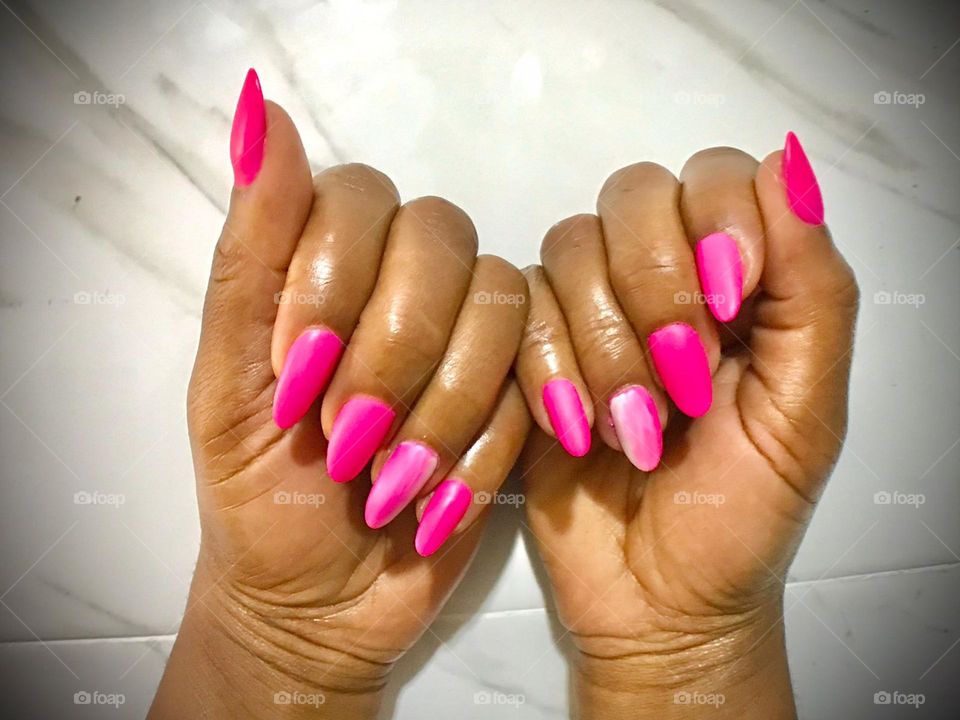 finger nail hand Pink Nail Polish fingernail human hands one person Adult limb women close-up indoors manicure