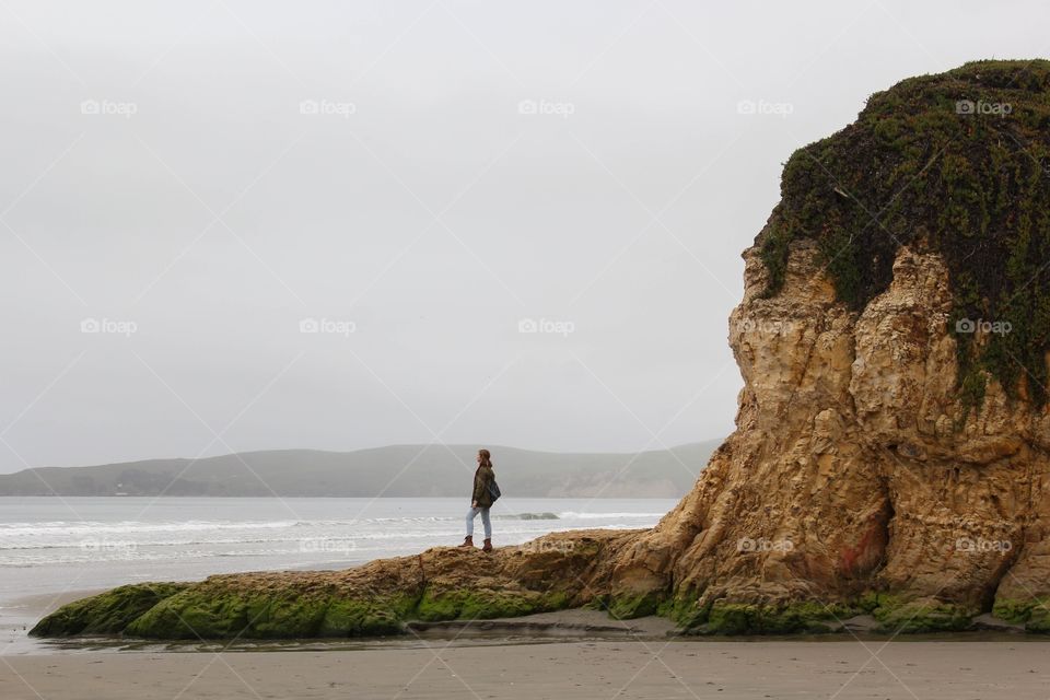 Along the northern coast 