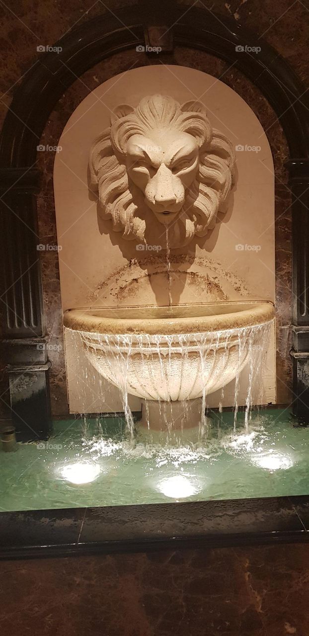 A fountain