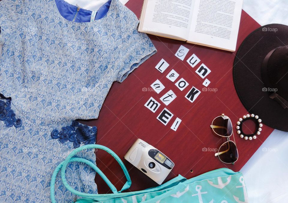 Sun, look at me and see my fresh and pretty summer look! 🌞🏖😚