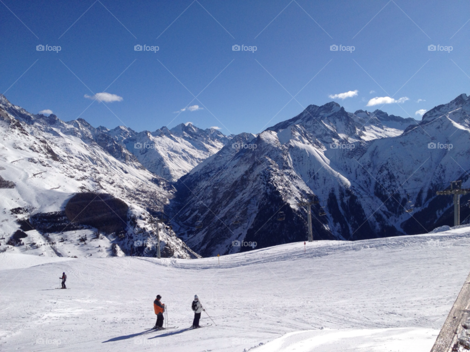 Snow, Winter, Mountain, Cold, Resort