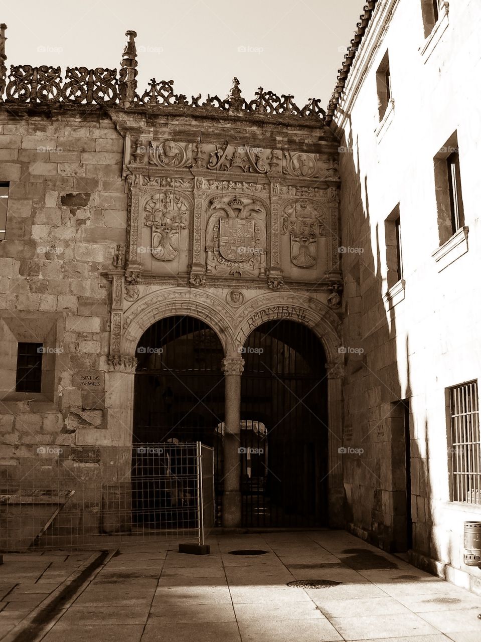 Escuelas Menores. Fachada de las Escuelas Menores (Salamanca - Spain)