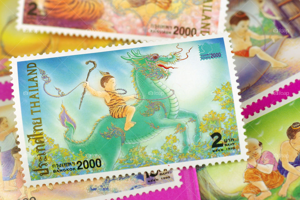 Collectible Stamps From Thailand