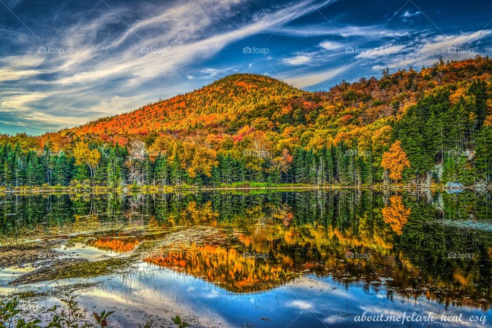 Saco Lake in the White Mountains region